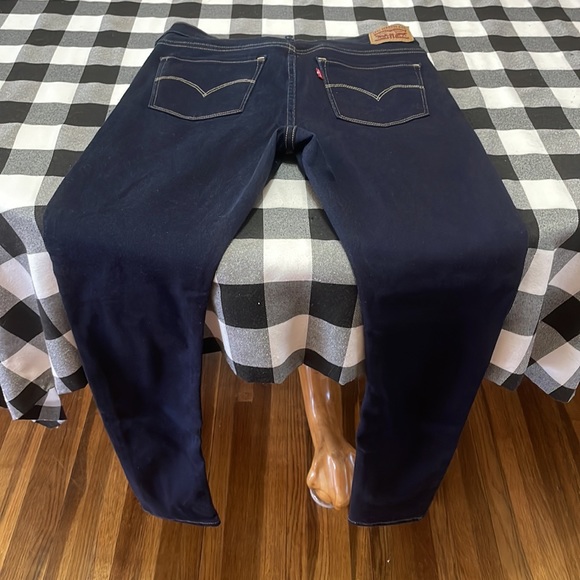 EXC! Levi's 720 High Rise Super Skinny Jeans Women's 31 x 29 Dark Indigo Soft - Picture 4 of 10